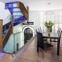 Contemporary refurbishment of Islington residence | Dining area, entrance and staircase | Interior Designers